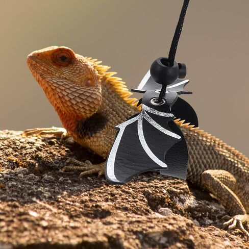 مجموعة ربطات عنق السحلية مع حزام التنين الملتحي القابل للتعديل ومجموعة قبعة علوية وردية لملحقات مقود الزواحف للمشي في الهواء الطلق in Kuwait