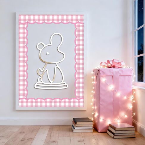 65 Feet Valentine's Day Bulletin Board Borders Rolled Border Scalloped Border Heart Plaid Rose Pink Bulletin Board Stickers for Decoration Party Home Office in Saudi Arabia