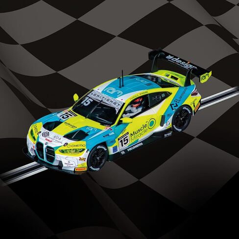 Carrera BMW M4 GT3 RAM Racing، رقم 15 بوصة بريطانية GT 2024 27832 1:32 مقياس التطور التناظري فتحة السيارة in Saudi Arabia