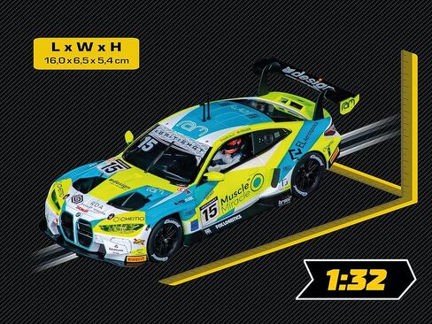 Carrera BMW M4 GT3 RAM Racing، رقم 15 بوصة بريطانية GT 2024 27832 1:32 مقياس التطور التناظري فتحة السيارة in Saudi Arabia