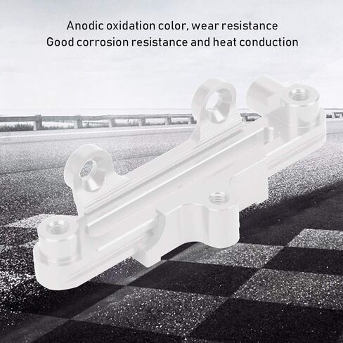 K949 006 Aluminium Alloy Steering Servo Saver, Upgrade Part for WL Toys 1/10 k949 RC Car, High Precision CNC Machined, Wear Resistant, Corrosion Resistant, Heat Conductive, Blue (Silver K949-006S) in Saudi Arabia