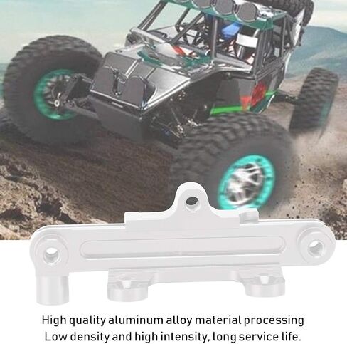 K949 006 Aluminium Alloy Steering Servo Saver, Upgrade Part for WL Toys 1/10 k949 RC Car, High Precision CNC Machined, Wear Resistant, Corrosion Resistant, Heat Conductive, Blue (Silver K949-006S) in Saudi Arabia