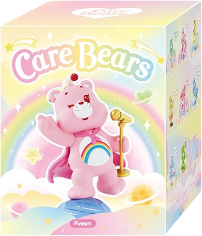 MINISO Care Bears Healing Planet Series صندوق أعمى من الفينيل الناعم لعبة تماثيل حيوانات غامضة لطيفة، نموذج هدية مفاجئة قابلة للجمع، تصميم عشوائي لهدايا عيد ميلاد ديكور المنزل، صندوق واحد in Saudi Arabia