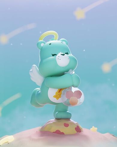 MINISO Care Bears Healing Planet Series صندوق أعمى من الفينيل الناعم لعبة تماثيل حيوانات غامضة لطيفة، نموذج هدية مفاجئة قابلة للجمع، تصميم عشوائي لهدايا عيد ميلاد ديكور المنزل، صندوق واحد in Saudi Arabia