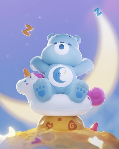MINISO Care Bears Healing Planet Series صندوق أعمى من الفينيل الناعم لعبة تماثيل حيوانات غامضة لطيفة، نموذج هدية مفاجئة قابلة للجمع، تصميم عشوائي لهدايا عيد ميلاد ديكور المنزل، صندوق واحد in Saudi Arabia