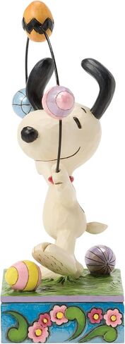 Enesco Peanuts by Jim Shore Snoopy Juggling Easter Eggs Figurine, 6.1 Inch, Multicolor in Saudi Arabia