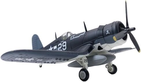 نموذج طائرة مقاتلة من طراز F-4U Corsair مقاس 1/72، طائرة عسكرية من الحرب العالمية الثانية، طائرة عسكرية معدنية مصبوبة، واقعية للغاية للتجميع. in Kuwait