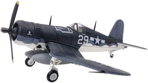 نموذج طائرة مقاتلة من طراز F-4U Corsair مقاس 1/72، طائرة عسكرية من الحرب العالمية الثانية، طائرة عسكرية معدنية مصبوبة، واقعية للغاية للتجميع. in Kuwait