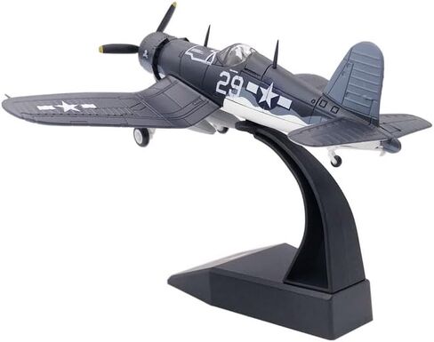 نموذج طائرة مقاتلة من طراز F-4U Corsair مقاس 1/72، طائرة عسكرية من الحرب العالمية الثانية، طائرة عسكرية معدنية مصبوبة، واقعية للغاية للتجميع. in Kuwait