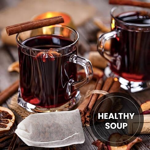 Cold Brew Bags, 120 Count Brew Coffee Filter Bags, 4 * 6 Inch Fine Mesh Drawstring Pouches, Fits Mason Jars & French Press, Ideal for Tea, Herbs & Spices in Kuwait