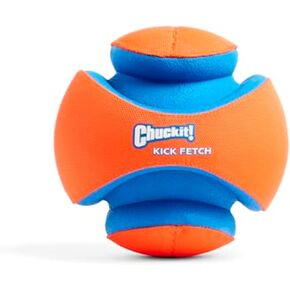 Chuckit! Kick Fetch Ball Dog Toy, Large, 8in, for Large Dogs, Floats in Saudi Arabia