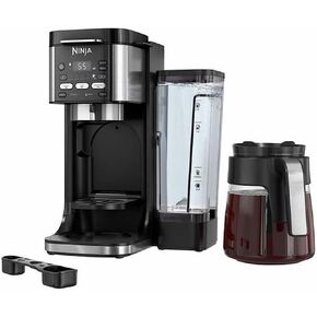 ماكينة صنع القهوة الساخنة والمثلجة DualBrew CFP105 من Ninja باللون الأسود (متجددة) in Kuwait