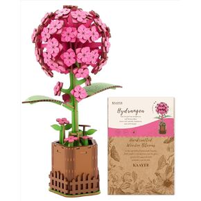 KAAYEE 3D زهرة الألغاز الخشبية للبالغين، 65 جهاز كمبيوتر شخصى الخشب زنبق الوادي DIY الحرفية كيت دعابة الدماغ هدية الإبداعية لمحبي لغز الديكورات المنزلية الزهور وهمية للطاولة، مكتب، مكتب in Kuwait