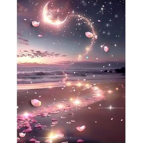 Skyboda Wolf Diamond Art Kits للبالغين، 5D الشتاء الغابات الماس مجموعات الطلاء للبالغين المبتدئين، DIY كامل جولة الحفر الماس نقطة اللوحة جوهرة الفن مجموعات للبالغين، ديكور جدار المنزل 12x12 بوصة in Kuwait