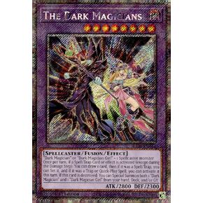 The Dark Magicians (بلاتينيوم سيكرت نادر) - RA04-EN054 - بلاتينيوم سيكرت نادر - الإصدار الأول in Kuwait