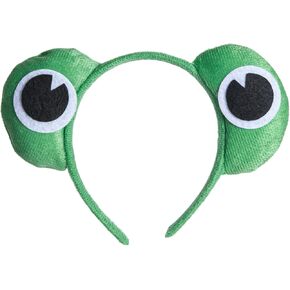 Plush Green Frog Headband, Cute Frog Ears Headbands for Halloween Costume Accessory and Animal Cosplay Party in Kuwait