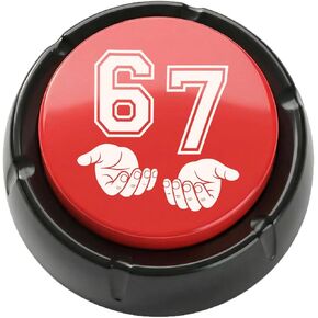 NeoJoy 67 Meme مضحك الهدايا الكمامة زر الصوت 6 7 ستة سبعة Brainrot عيد الحب حفلة عيد ميلاد زينة الاشياء ميرش الفصول الدراسية مكتب ديكور in Kuwait