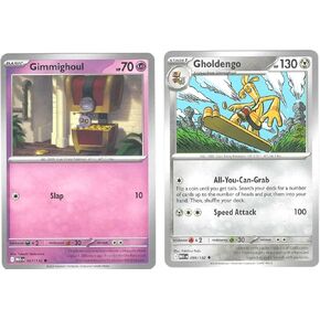 Gholdengo & Gimmighoul 099/132 - Mega Evolution - مجموعة بطاقات بوكيمون 2 in Kuwait