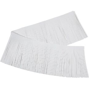 6 ياردات 5.9 بوصة زخرفة من الجلد السويدي الصناعي، شرابة خياطة جلدية مزدوجة الجانب، أشرطة بنية للحرف اليدوية DIY خياطة الملابس وحقيبة اليد لتزيين حاشية الملابس in Kuwait