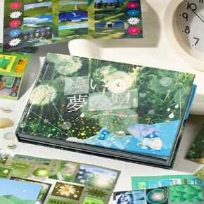 Dreamcore Japanese Aesthetic Sticker Book, 700+ Die-Cut Glossy and Matte Stickers, 30 Sheets, 2 Styles for Journaling, Scrapbooking, Planners-Prayer Board Supplies-Vision Board Supplies in Kuwait