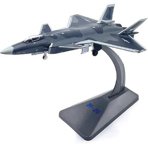 1:144 Scale Chinese Air Force Chengdu J-20 Fire Fang Fighter Model Die-Cast Alloy Armored Airplane Model for Enthusiasts in Saudi Arabia