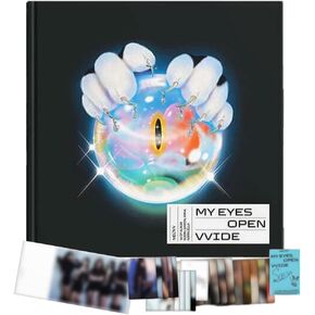 ألبوم MEOVV MY EYES OPEN VVIDE (إصدار ORB) كتاب صور + قرص مضغوط + مجموعة بطاقات صور + مجموعة بطاقات بريدية (ارفع يديك) in Kuwait