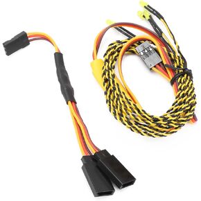 أضواء ربط السيارة طراز RC، مجموعة أضواء إشارة الانعطاف 1 هرتز مع 4 إشارات انعطاف LED ومجموعة أسلاك Y لمحاكاة المصباح الخلفي لسيارات التسلق in Kuwait