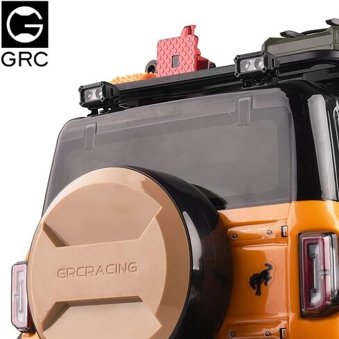 Palumma RC Crawler Lights LED Headlight, RC Vehicle Lighting Headlights LED Light for 1/8 1/10 1/18 RC Simulation Model Car Square Spotlight Accessory(18MM) in Saudi Arabia
