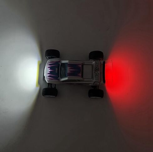 طقم مصابيح LED أمامية وخلفية RC لـ Losi 1/28 Micro-T 2WD RC قطع غيار المصابيح الأمامية والخلفية للسيارة in Saudi Arabia