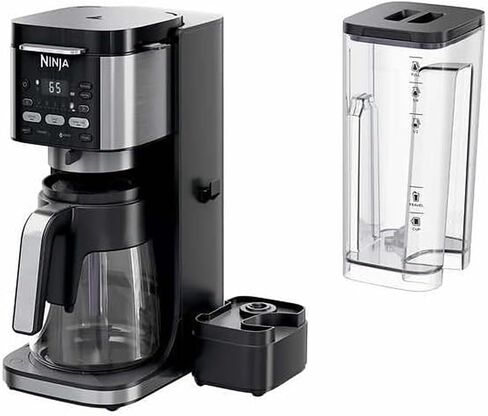 ماكينة صنع القهوة الساخنة والمثلجة DualBrew CFP105 من Ninja باللون الأسود (متجددة) in Kuwait