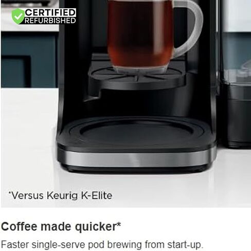 ماكينة صنع القهوة الساخنة والمثلجة DualBrew CFP105 من Ninja باللون الأسود (متجددة) in Kuwait