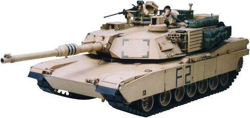 مجموعة نماذج Tamiya M1 A2 Abrams - دبابة قتال رئيسية أمريكية بمقياس 1/48 - استيراد متوازي - تفاصيل واقعية - البالغين، الهواة، عشاق التاريخ العسكري in Saudi Arabia