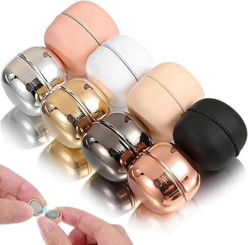 Sibba 8 Pairs Strong Hijab Pin, Multi-Purpose Pins Thin Pinless Safety Pins, No-Snag Brooch Clasp for Scarves, Shirts, Dresses, Clothes, Bags, Multi-Use for Women(Matte, Glossy) in Saudi Arabia