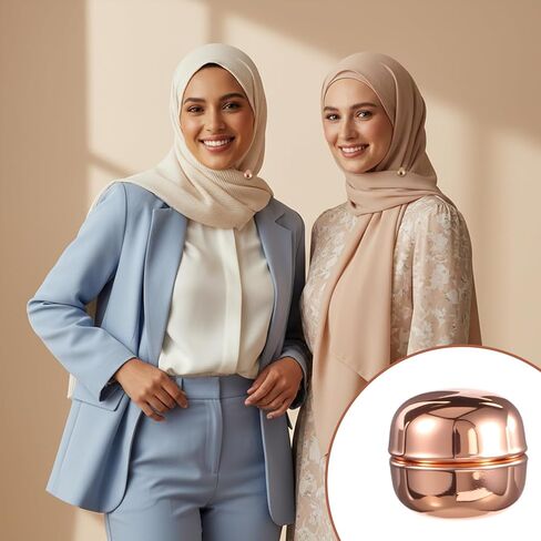 Sibba 8 Pairs Strong Hijab Pin, Multi-Purpose Pins Thin Pinless Safety Pins, No-Snag Brooch Clasp for Scarves, Shirts, Dresses, Clothes, Bags, Multi-Use for Women(Matte, Glossy) in Saudi Arabia
