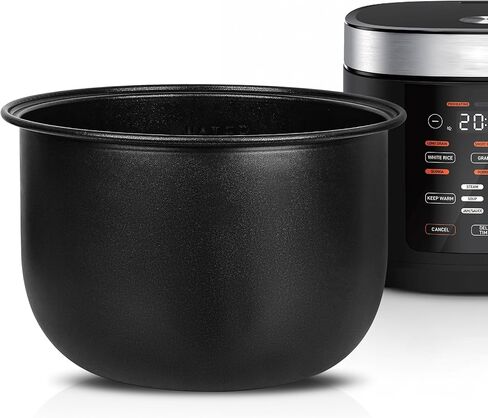 Linkidea Rice Cooker Inner Pot Replacement, Aluminum Alloy Pressure Cooker Pot, Dishwasher Safe Replacement Inner Compatible with Tiger JBV-A18U-W, COSORI CRP-R501IP-KUS in Kuwait