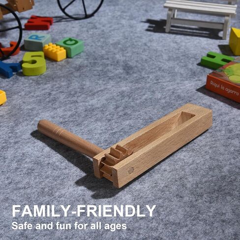 4 Pieces Matracas Mexicanas, Wooden Noise Makers, Ratchet Noisemakers for Soccer Sporting Events, Party Favor, Graduation and Christmas Celebrations in Saudi Arabia