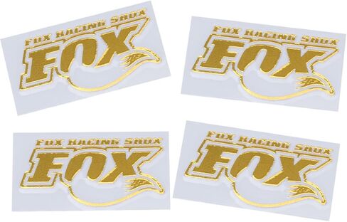 DJX 4PCS Reflective Laser UV Transfer Sticker Fox Shock Sticker for 1/7 Traxxas UDR (Laser Silver) in Saudi Arabia