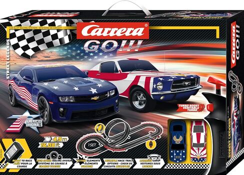 Carrera GO Electric Powered Slot Car Racing Kids Toy Race Track Set 1:43 Scale, Street Legends in Saudi Arabia