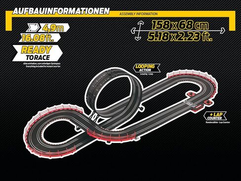 Carrera GO Electric Powered Slot Car Racing Kids Toy Race Track Set 1:43 Scale, Street Legends in Saudi Arabia