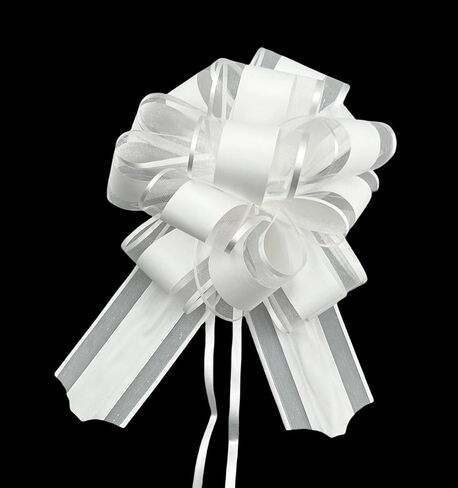 6 PCS 6 inches Large Pull Bows for Gifts Wrapping Wedding Present Baskets (Pink, 6 Inches) in Saudi Arabia