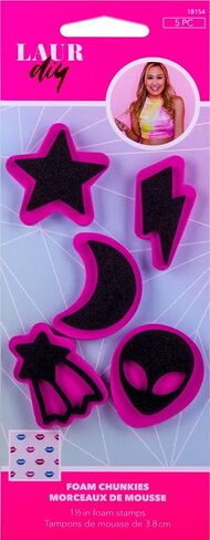 LaurDIY Tool-Foam Chunkies (5 pcs) Unicorn Whimsy, pink in Saudi Arabia