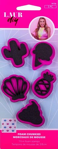 LaurDIY Tool-Foam Chunkies (5 pcs) Unicorn Whimsy, pink in Saudi Arabia