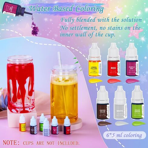 مجموعة أدوات العمل اليدوية من Snow Globe Tumbler، أدوات يدوية لأكواب Snow Globe، مجموعة أدوات يدوية أيضًا، الأكواب غير متضمنة in Kuwait