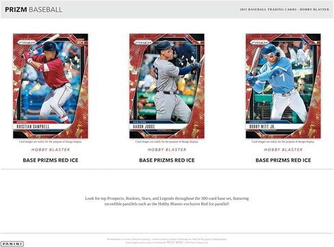 2025 Panini Prizm Baseball 6-Pack Hobby Trading Card Blaster Box (ابحث عن 4 متوازيات ثلجية حصرية لكل صندوق) in Saudi Arabia