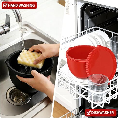 بطانات وعاء من السيليكون لخلاط رأس مائل سعة 5 لتر من KitchenAid، 3 عبوات مع أغطية، حماية ضد الخدش وتنظيف سهل للتحضير متعدد الدفعات، حشوة سيليكون آمنة للاستخدام في غسالة الأطباق in Saudi Arabia