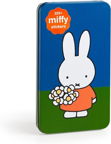 علبة ملصقات Galison Miffy - 22 صفحة من ملصقات Miffy وصفحتين من ملصقات Puffy Miffy in Kuwait