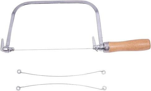 PH PandaHall Soap Cutter String Cutter Saw Cutting Knife with Wooden Handle Butter Cutter Wire Cheese Slicer Cutters Soap Cutter Mold Cutting Making Cutting Soap Dispenser for DIY Candles Wax Trimming in Saudi Arabia