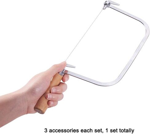 PH PandaHall Soap Cutter String Cutter Saw Cutting Knife with Wooden Handle Butter Cutter Wire Cheese Slicer Cutters Soap Cutter Mold Cutting Making Cutting Soap Dispenser for DIY Candles Wax Trimming in Saudi Arabia