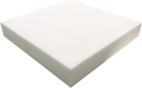 FOAMMA 8" x 26" x 29" High Density Upholstery Foam Cushion (Seat Replacement, Upholstery Sheet, Foam Padding) Made in USA in Saudi Arabia