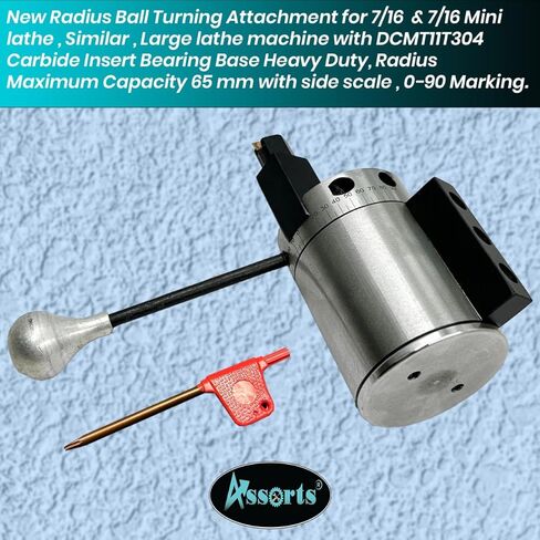 Assorts' Radius Ball Turning Tool for Lathe 3/8" Shank with HSS Tool Bit in Saudi Arabia